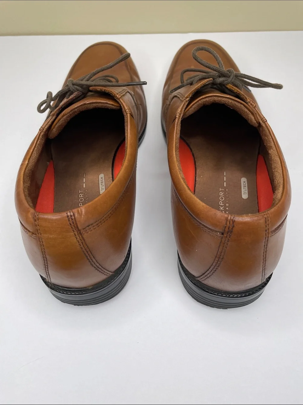 ROCKPORT Leather Apron Toe Slip Resistant Hydro Shield Waterproof Shoes 11.5